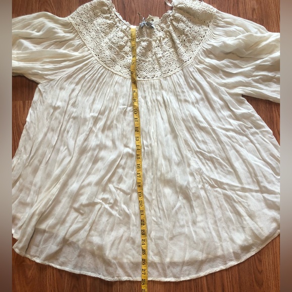 White BOHO Me Rayon blouse/top - Picture 6 of 13